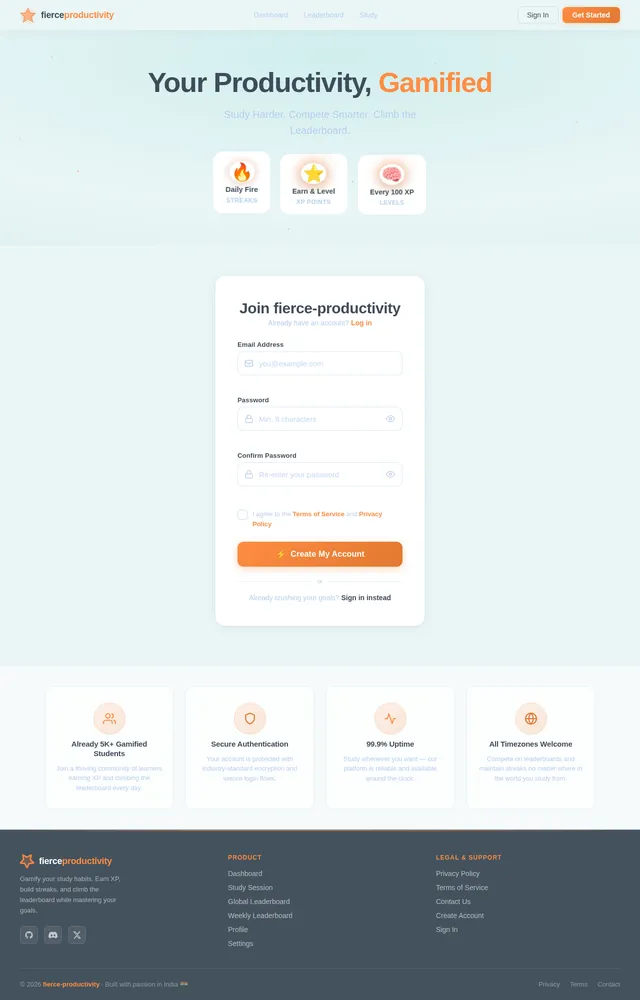 Signup