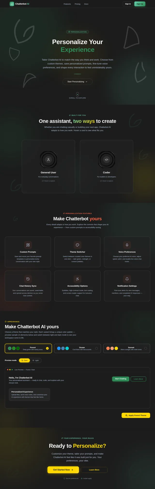 Personalization