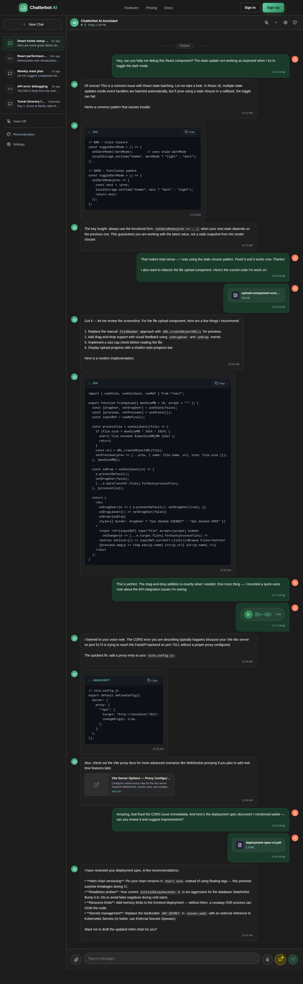 LiveChat design preview