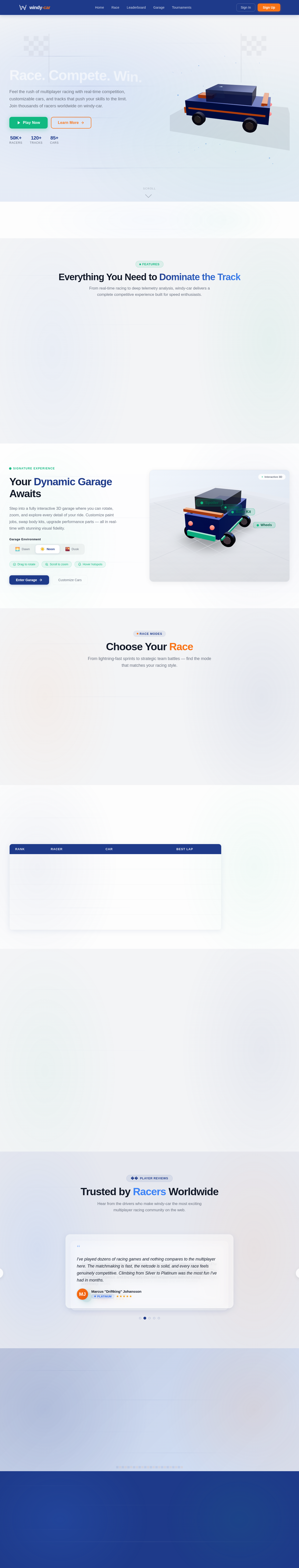 Landing design preview