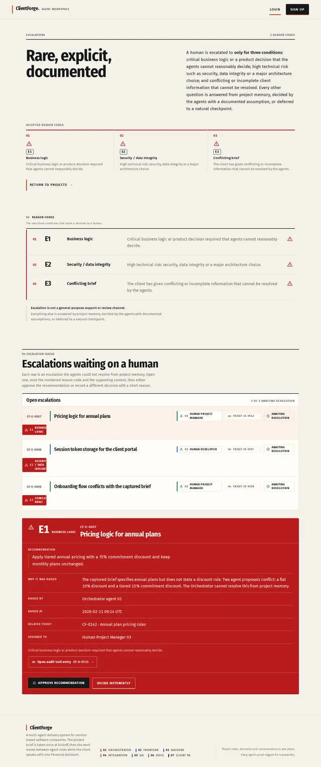 Escalations