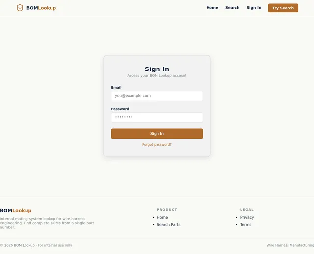 Login