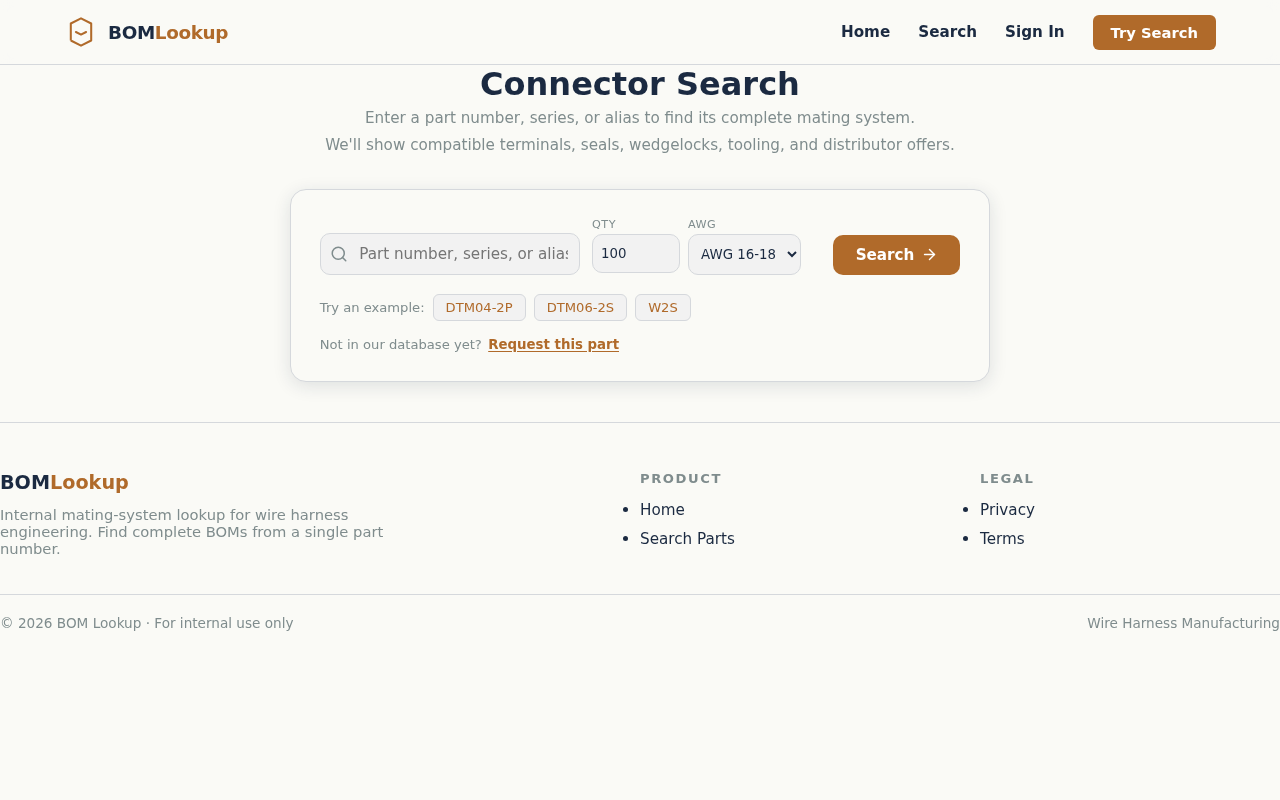 Search design preview