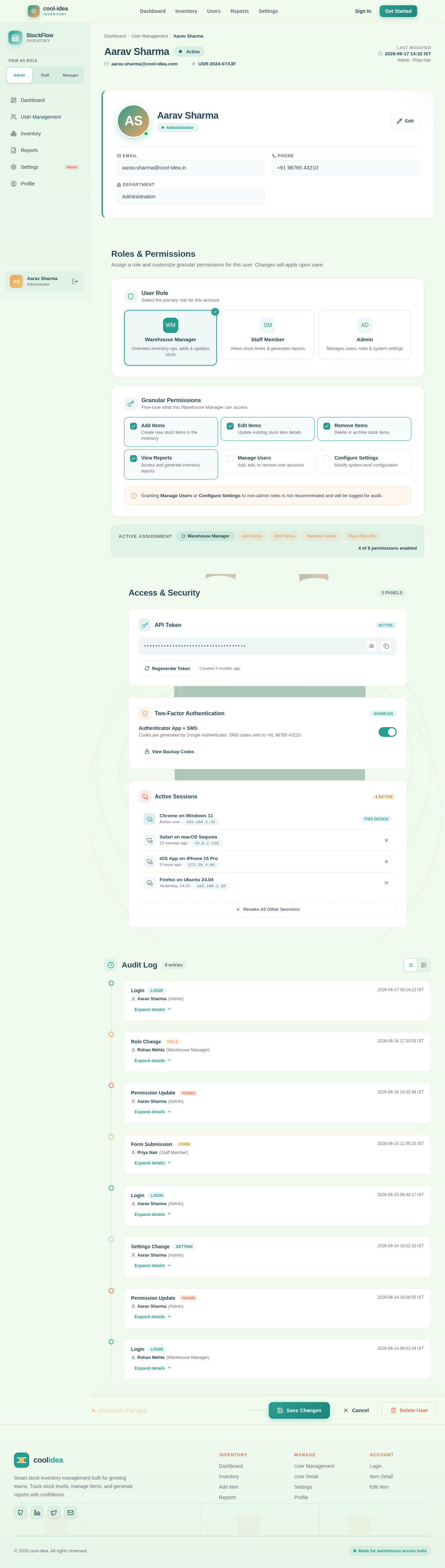 UserDetail design preview