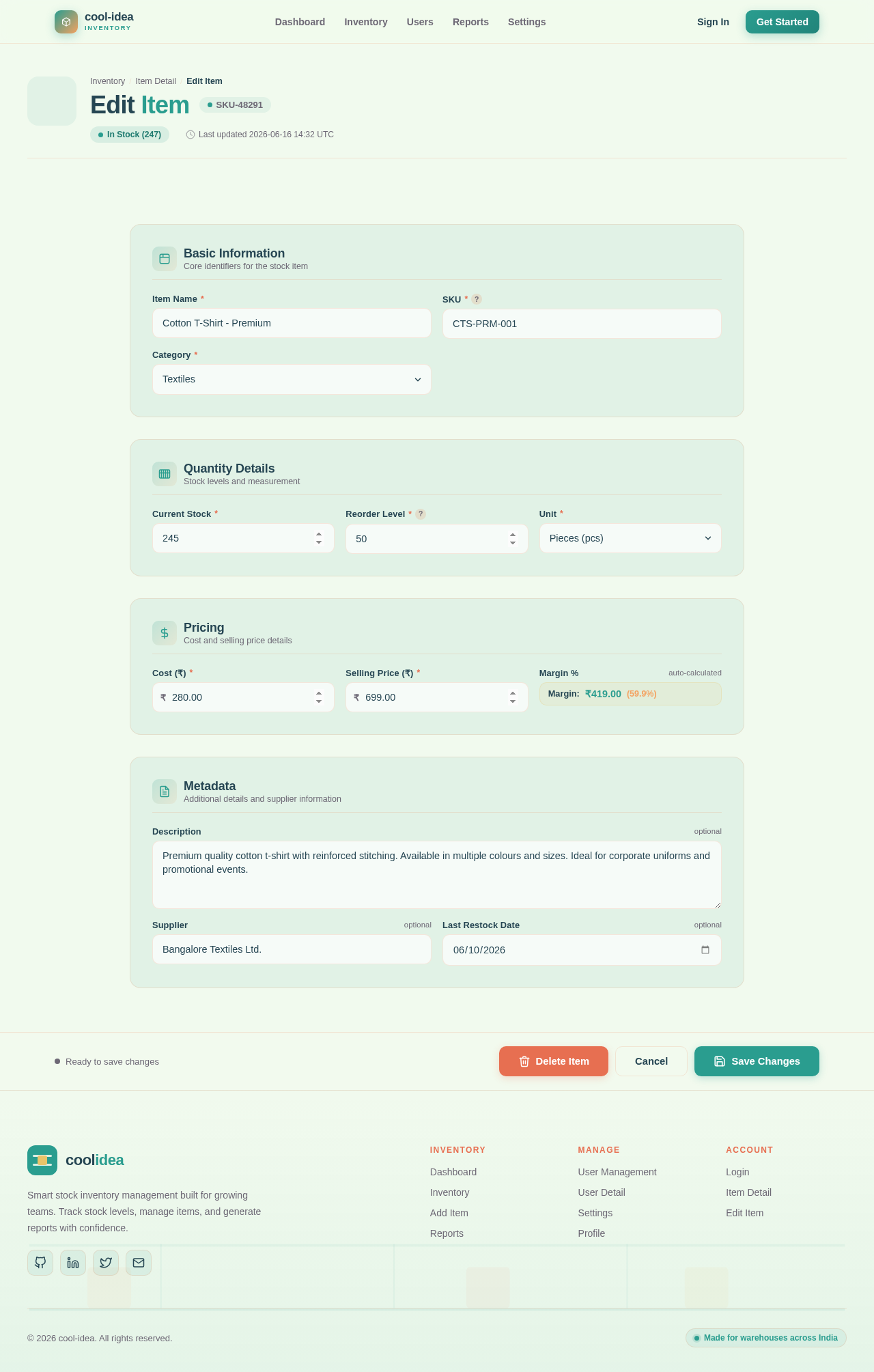 EditItem design preview
