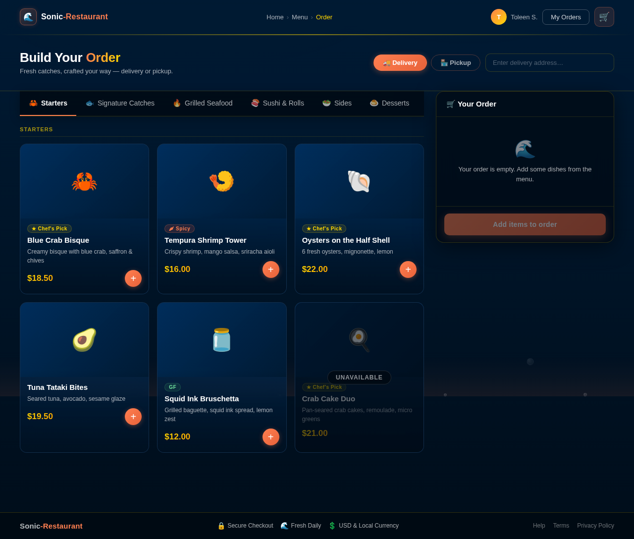 Orders design preview