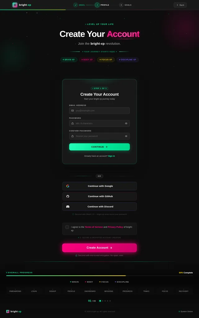 Signup