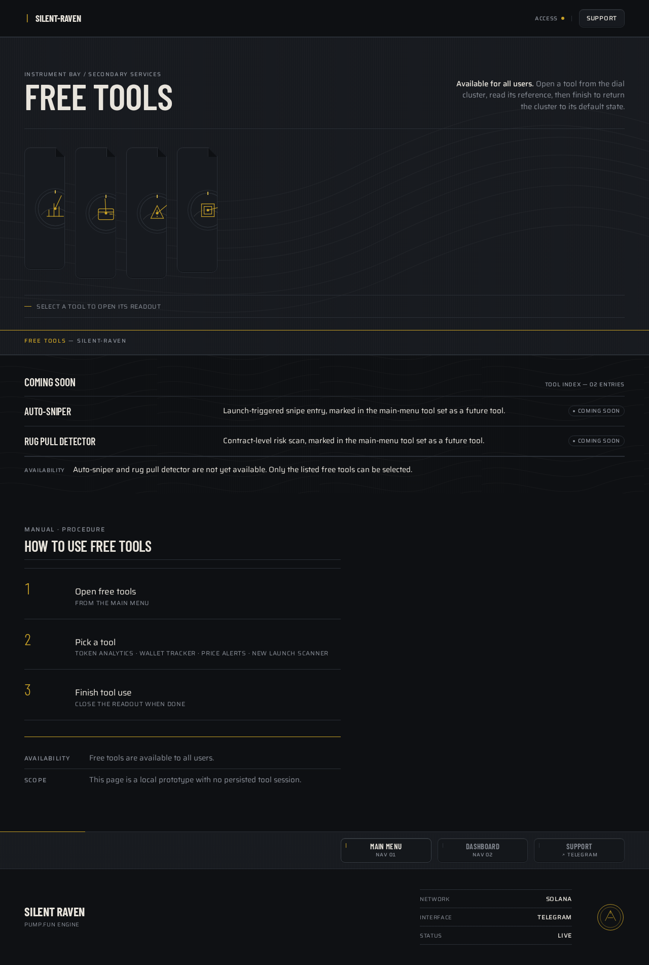 FREE TOOLS design preview