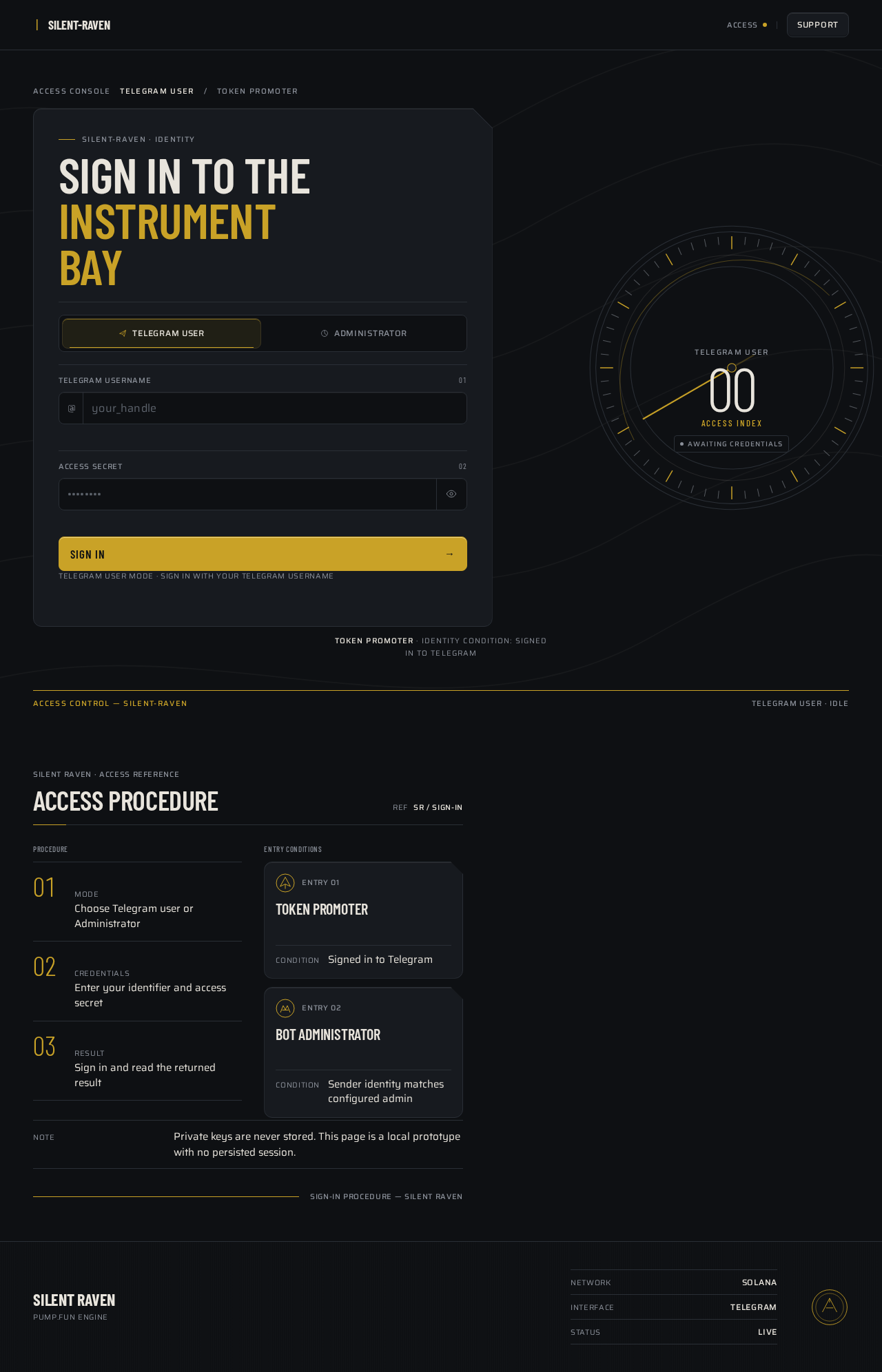 Login design preview