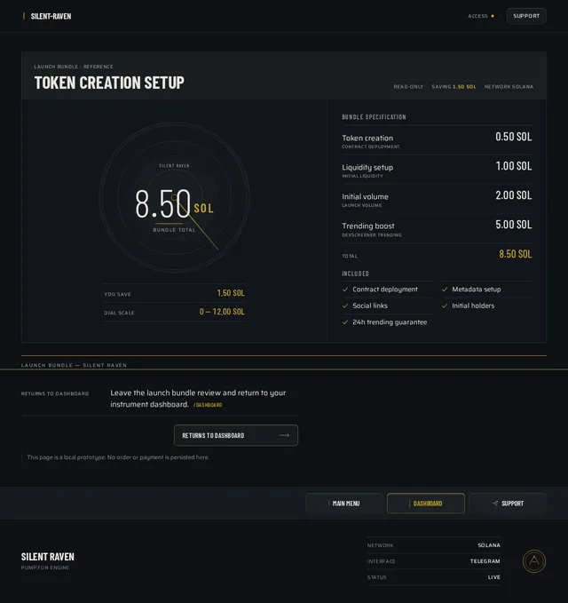 TOKEN CREATION SETUP