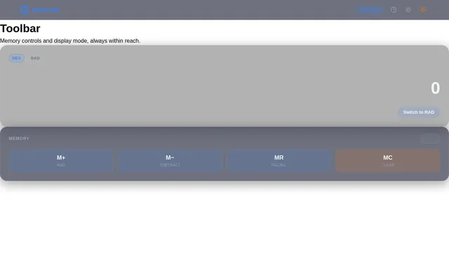 Toolbar