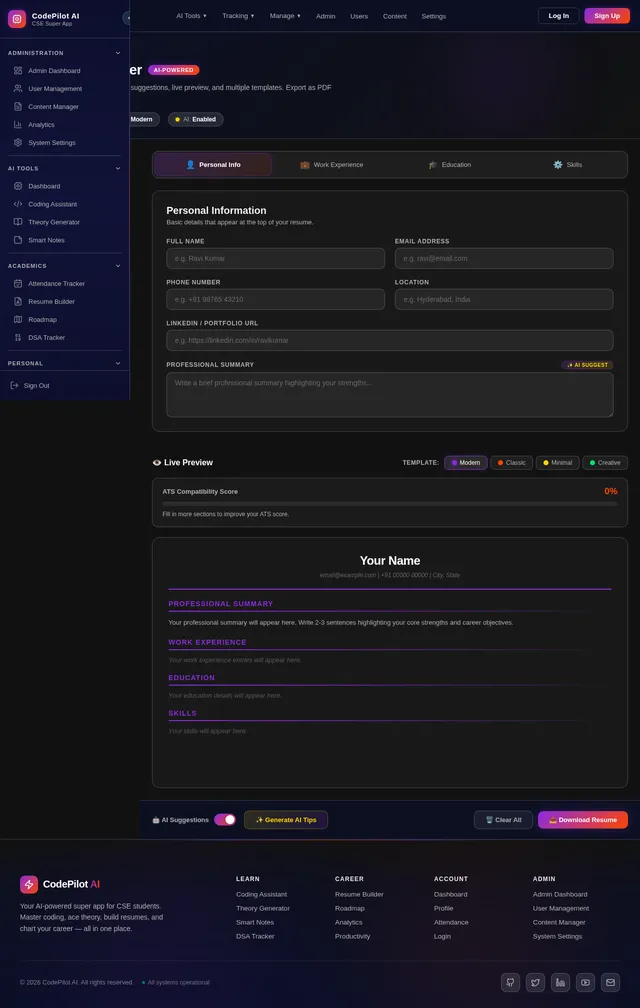 ResumeBuilder