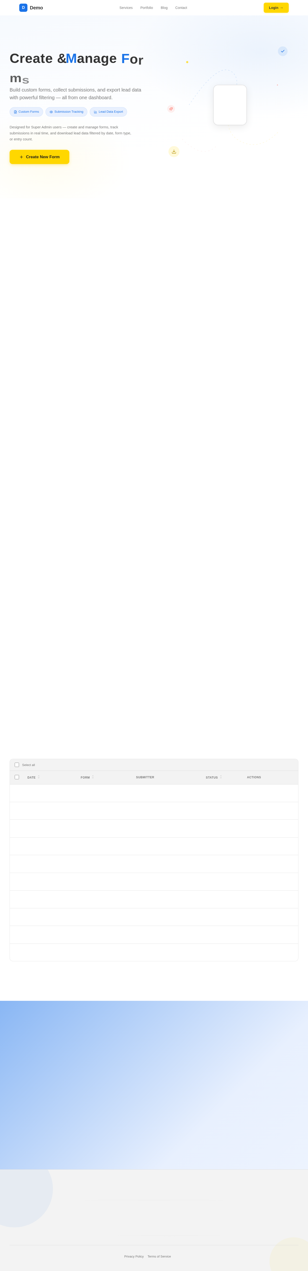 Forms design preview