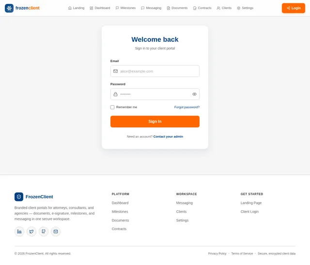 Login