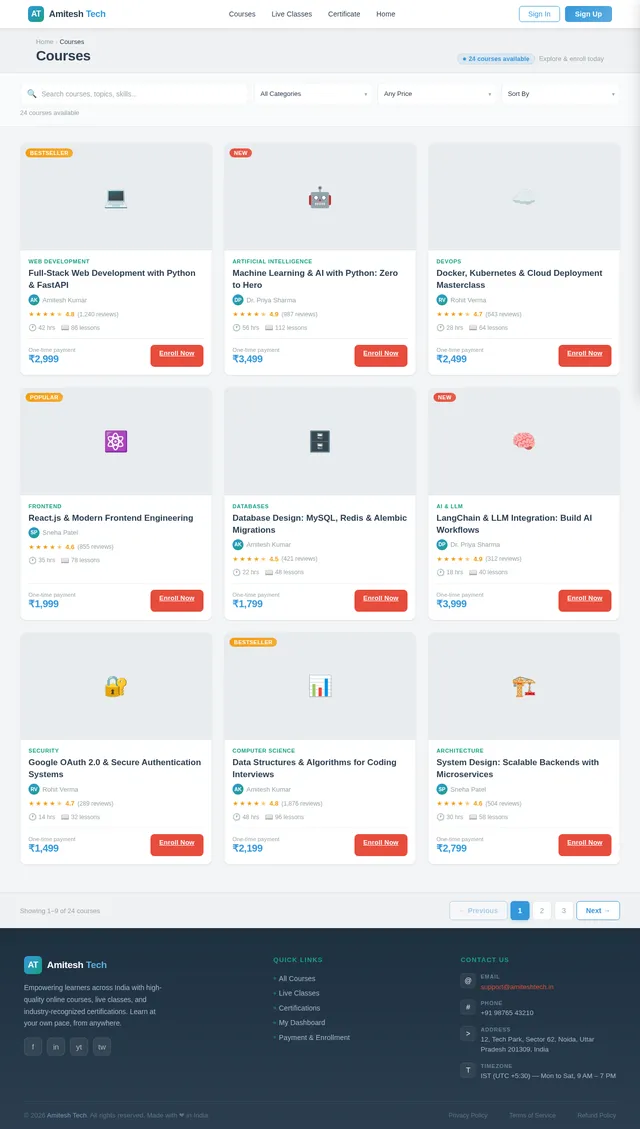 Courses