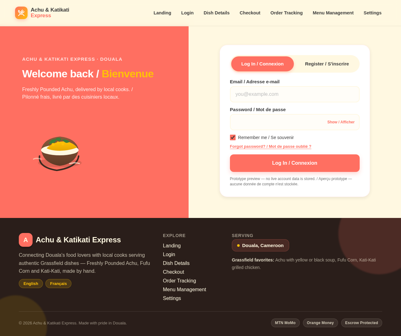 Login design preview