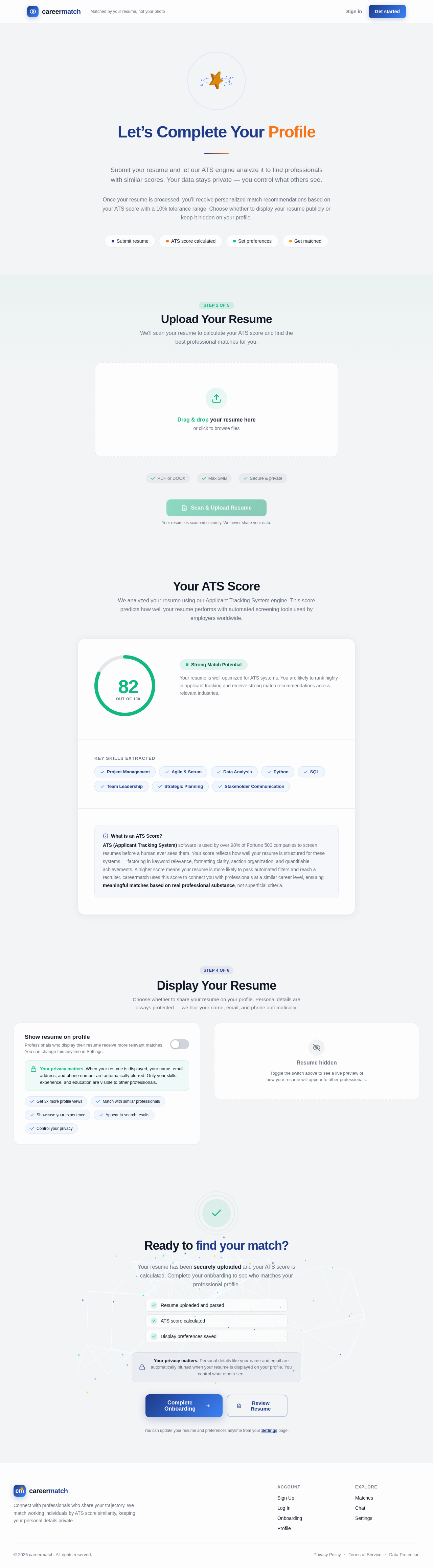 Onboarding design preview