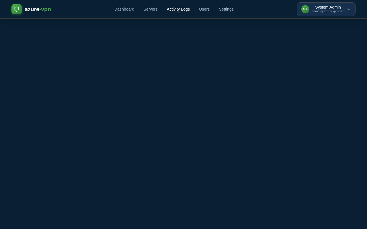 Activity Logs design preview