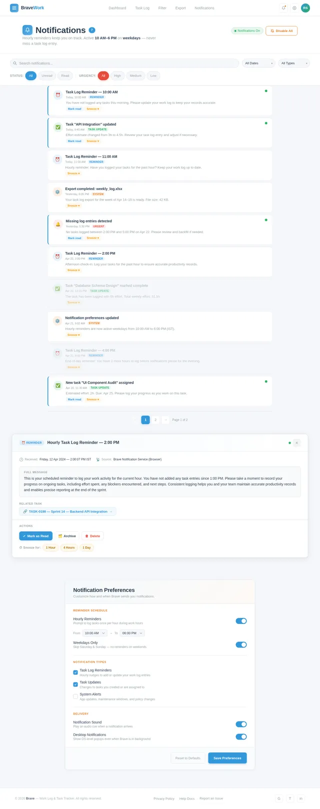 Notifications
