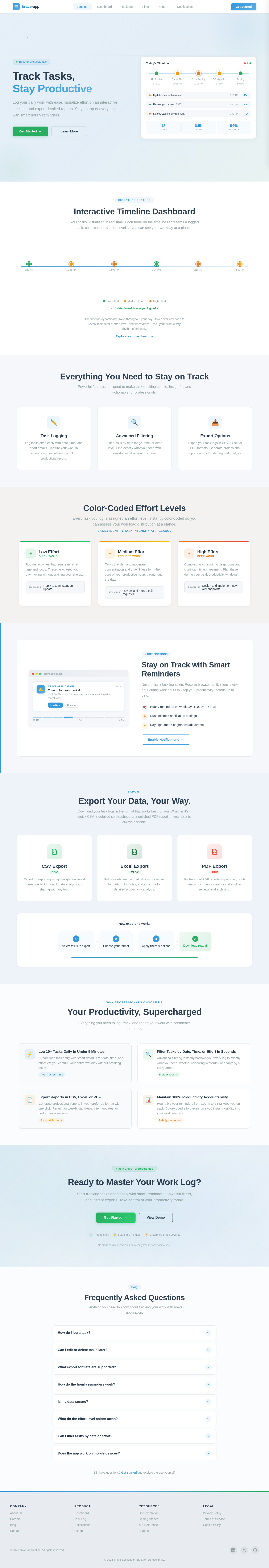 Landing design preview
