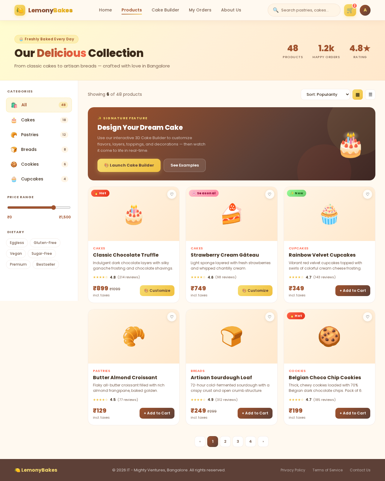 Products design preview