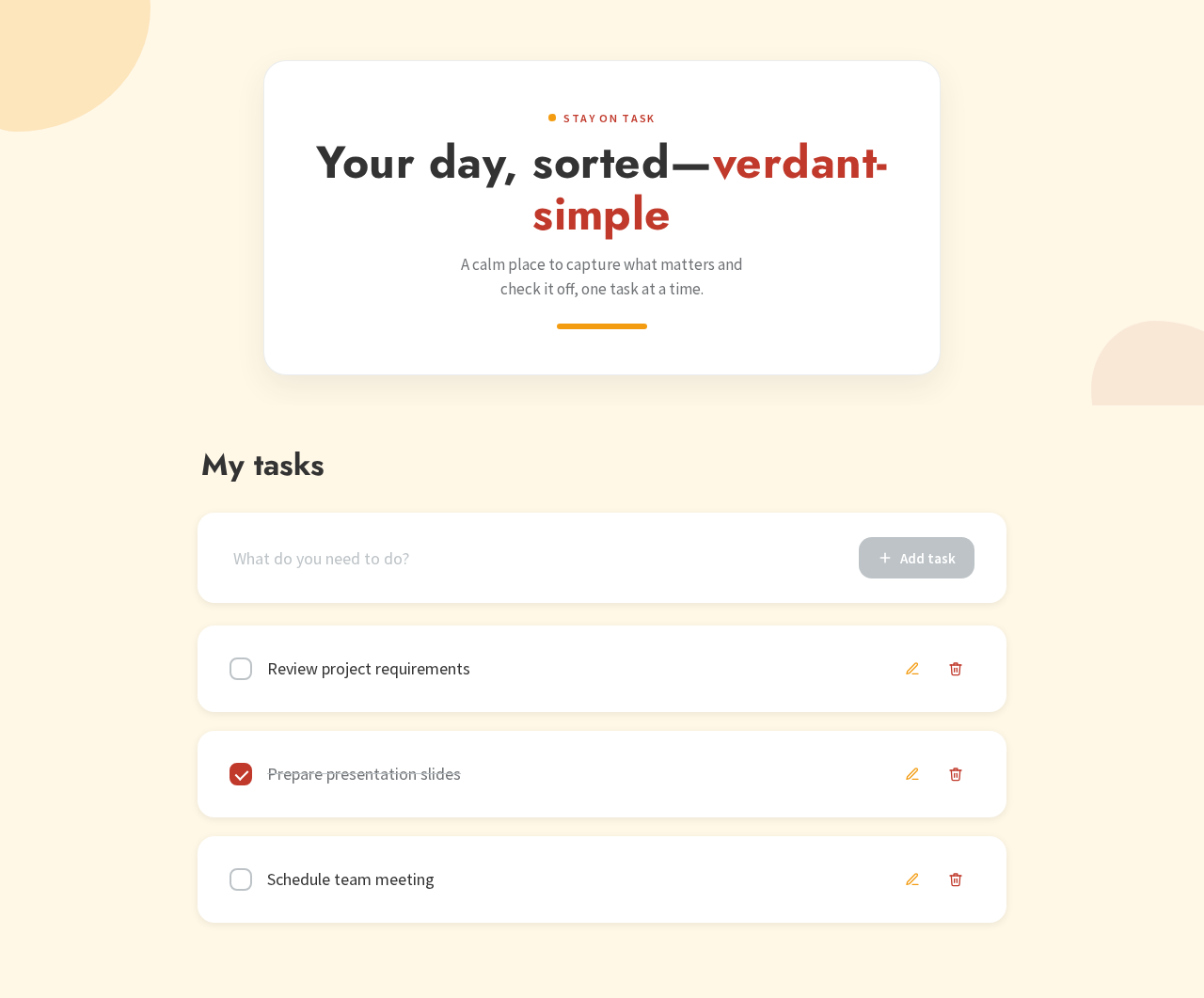 Todo design preview