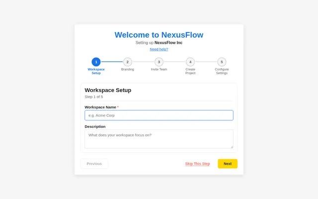 Onboarding