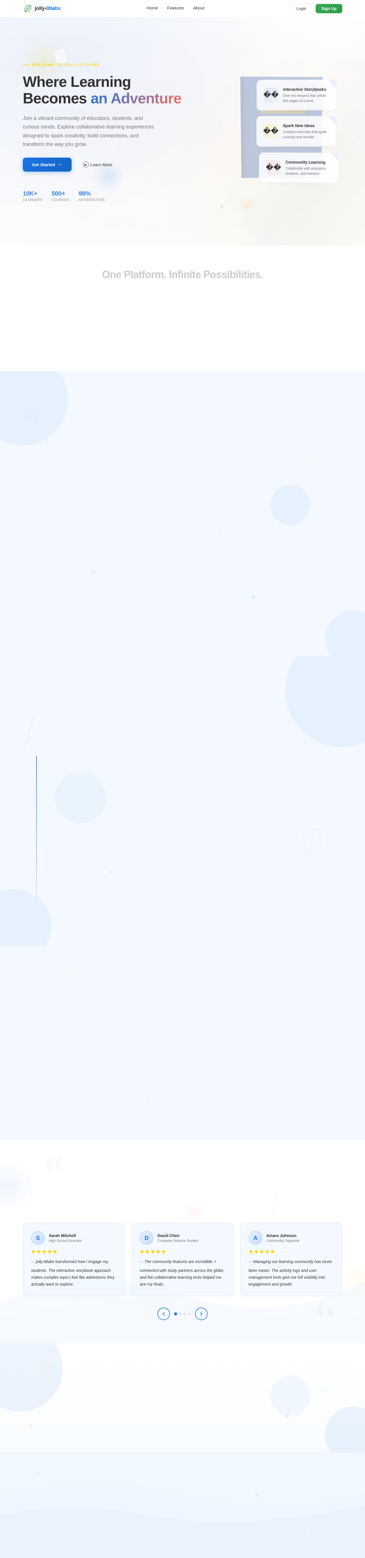Landing design preview