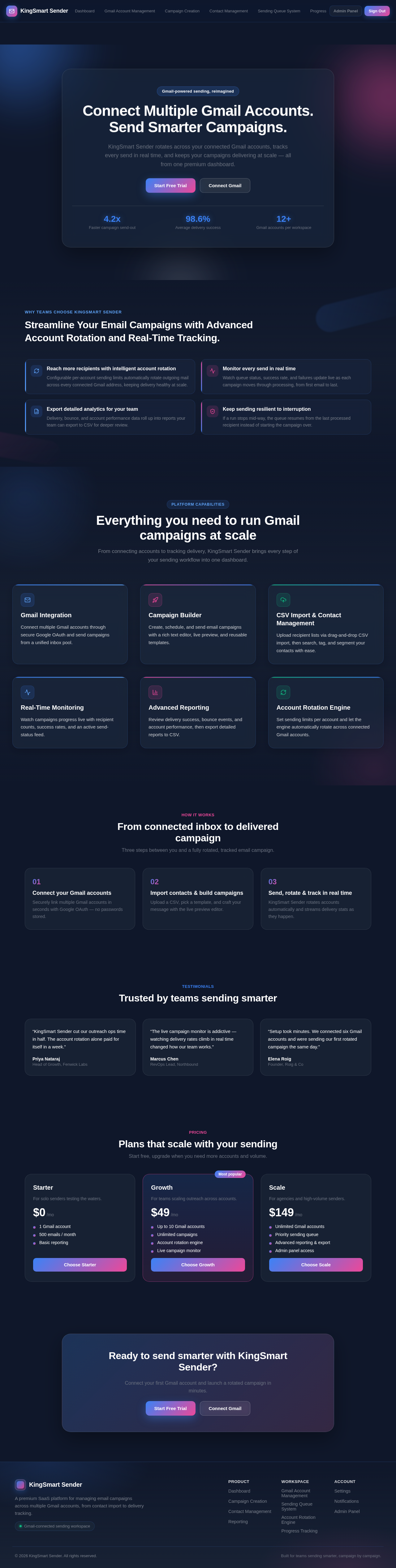 Landing design preview