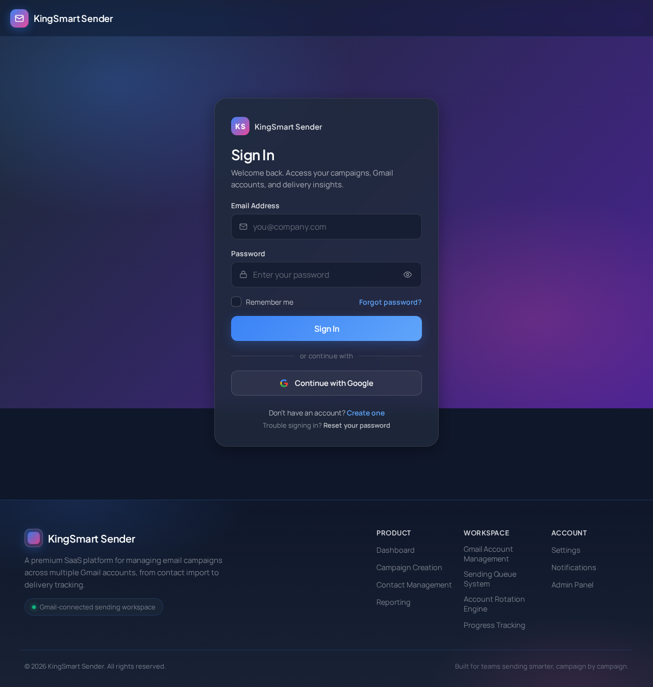 Login Page design preview
