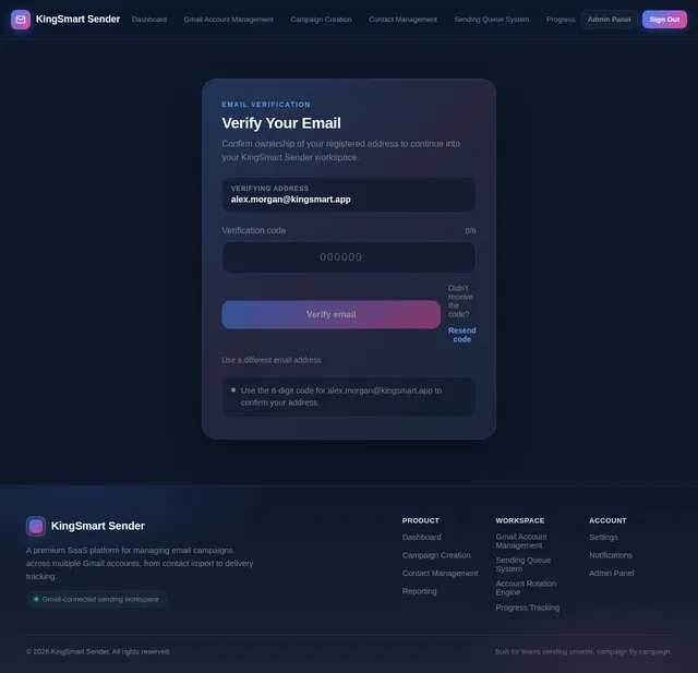 Email Verification Flow
