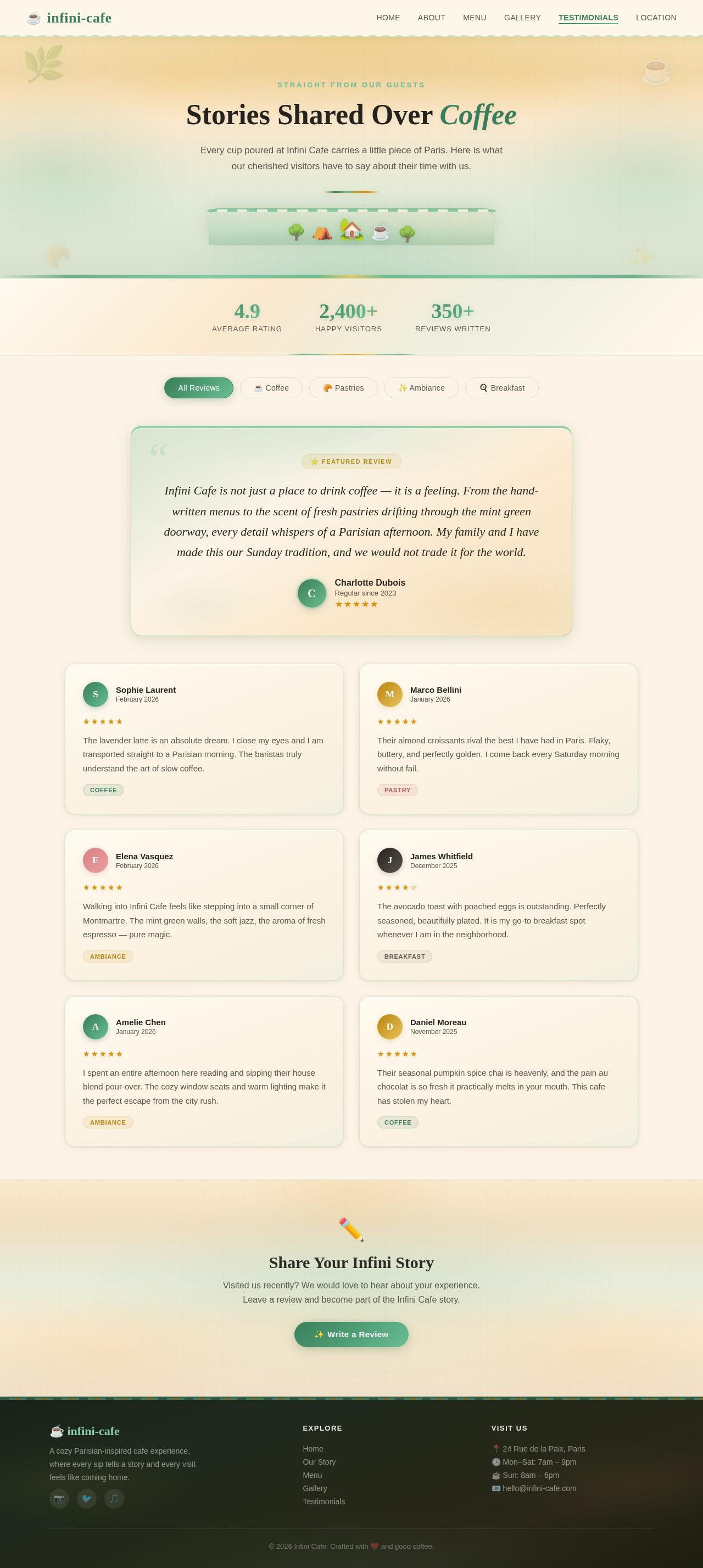 Testimonials design preview