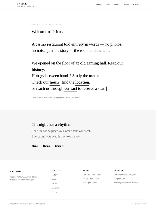 Landing
