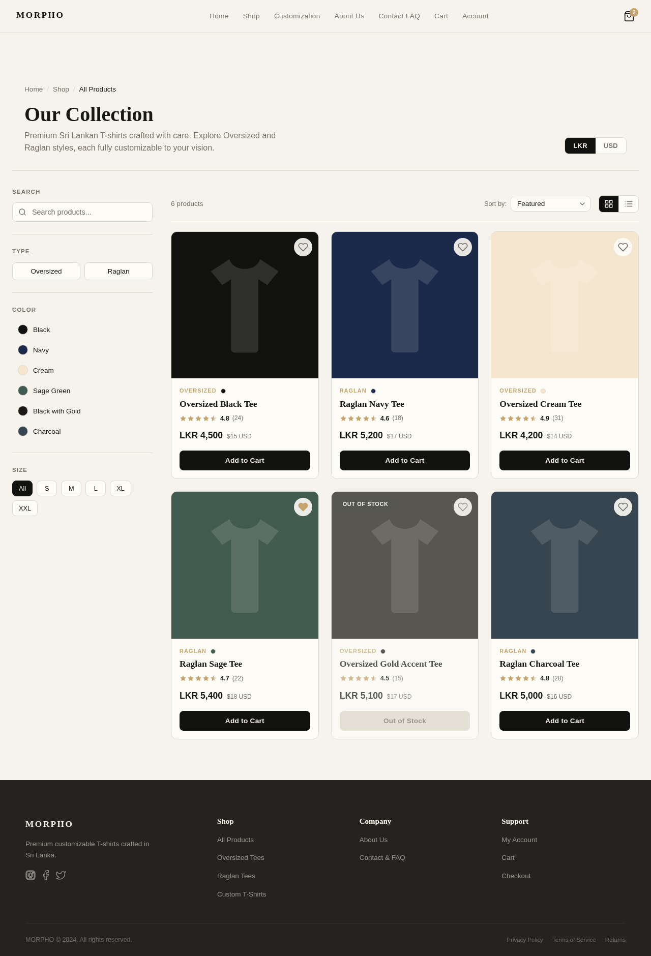 Product Listing design preview