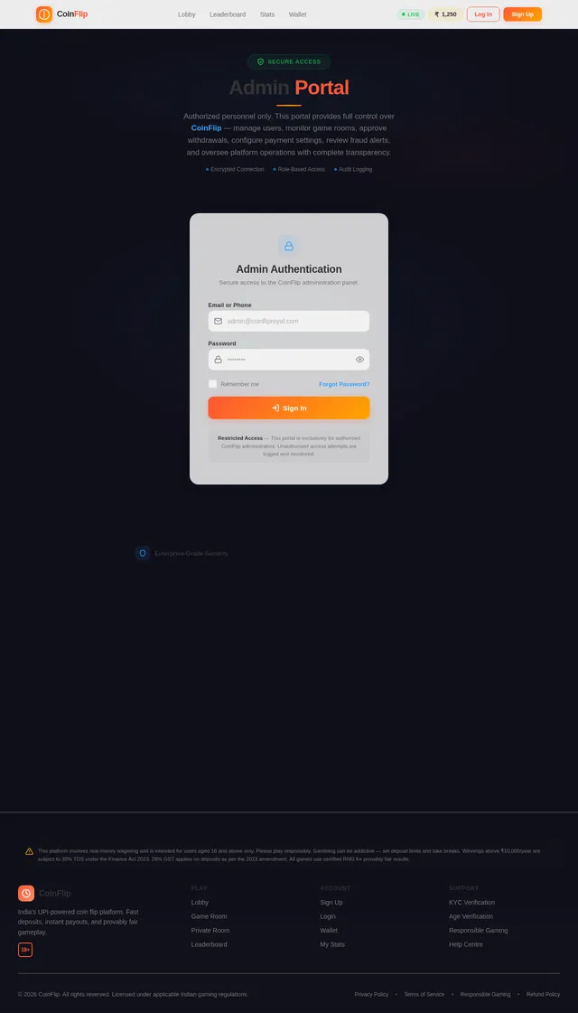AdminLogin