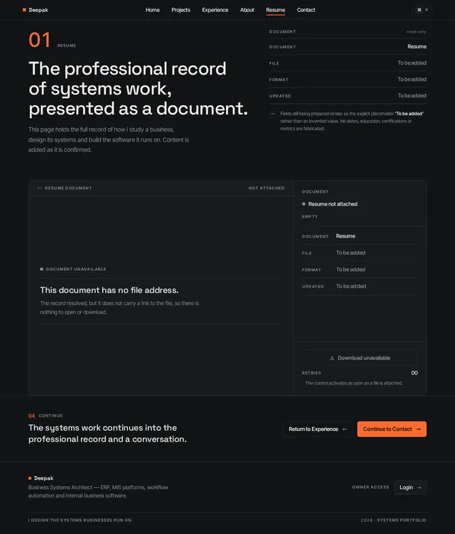 Resume