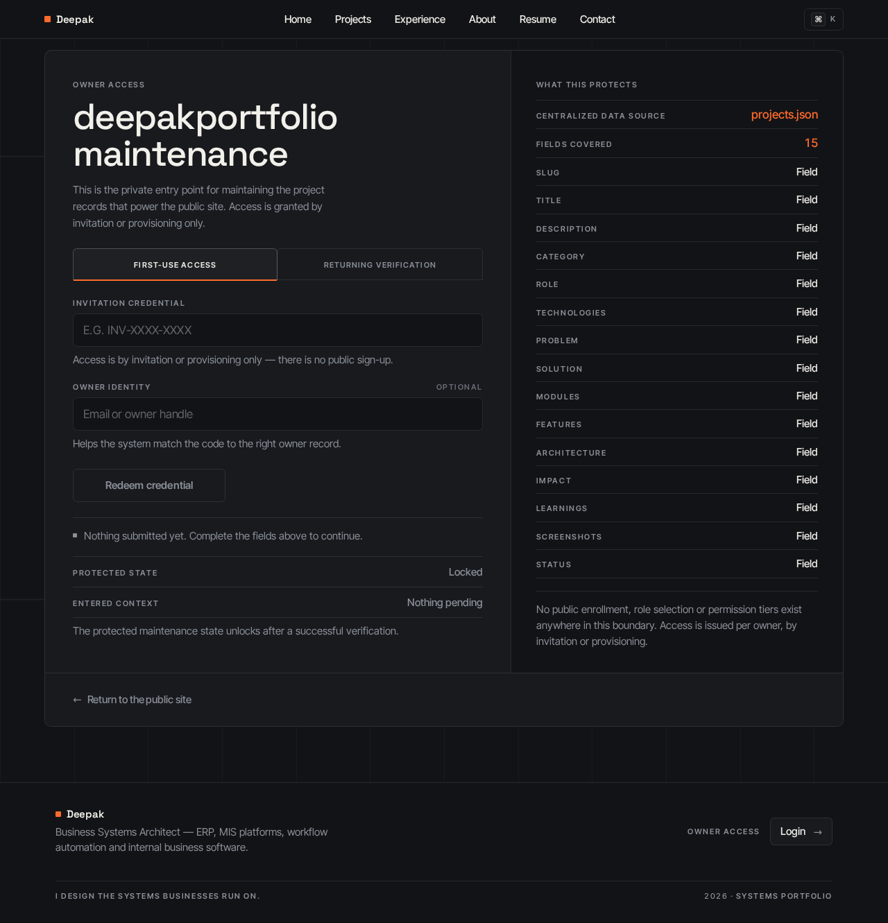 Login design preview