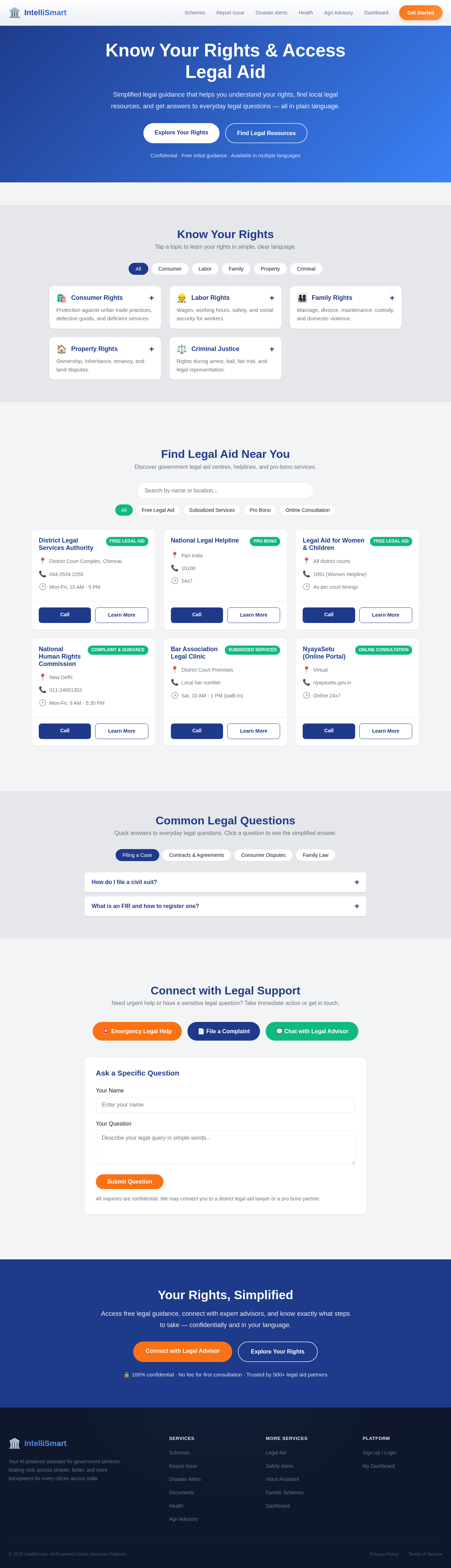 Legal Aid design preview