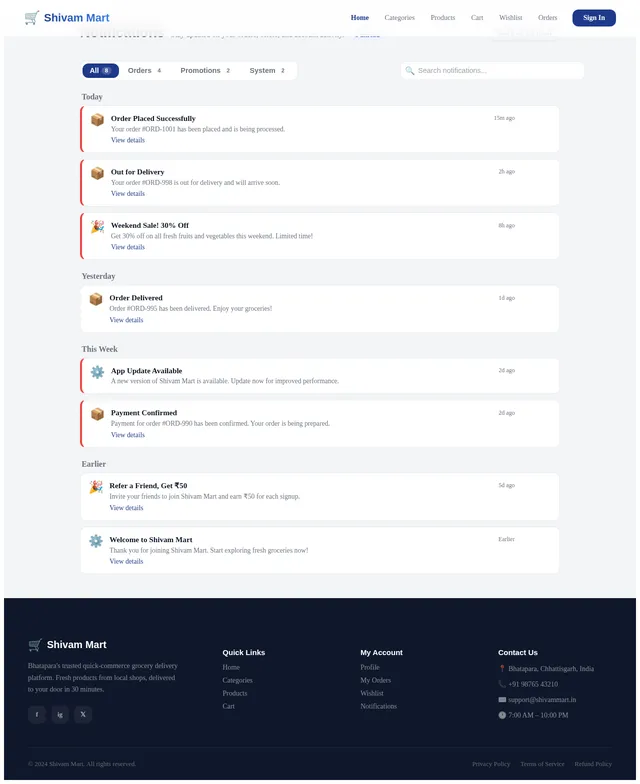 Notifications