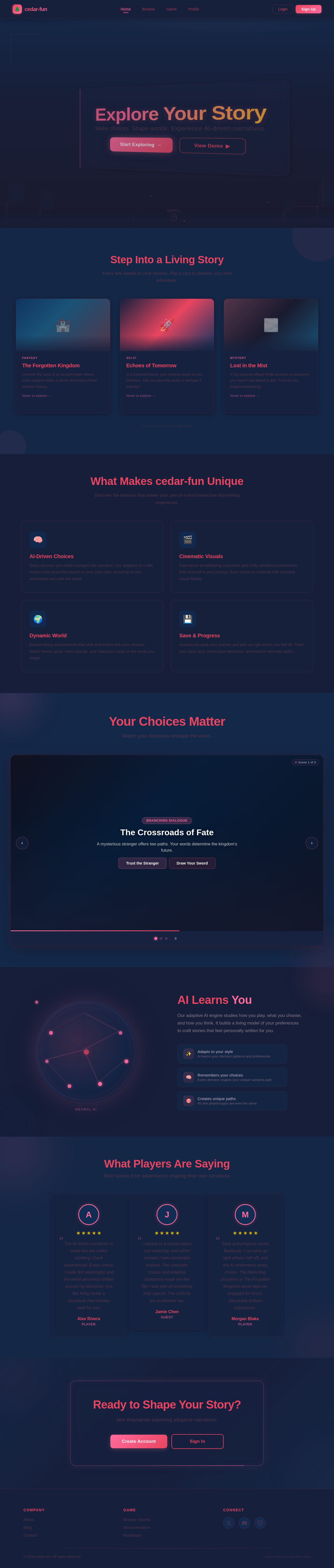 Landing design preview