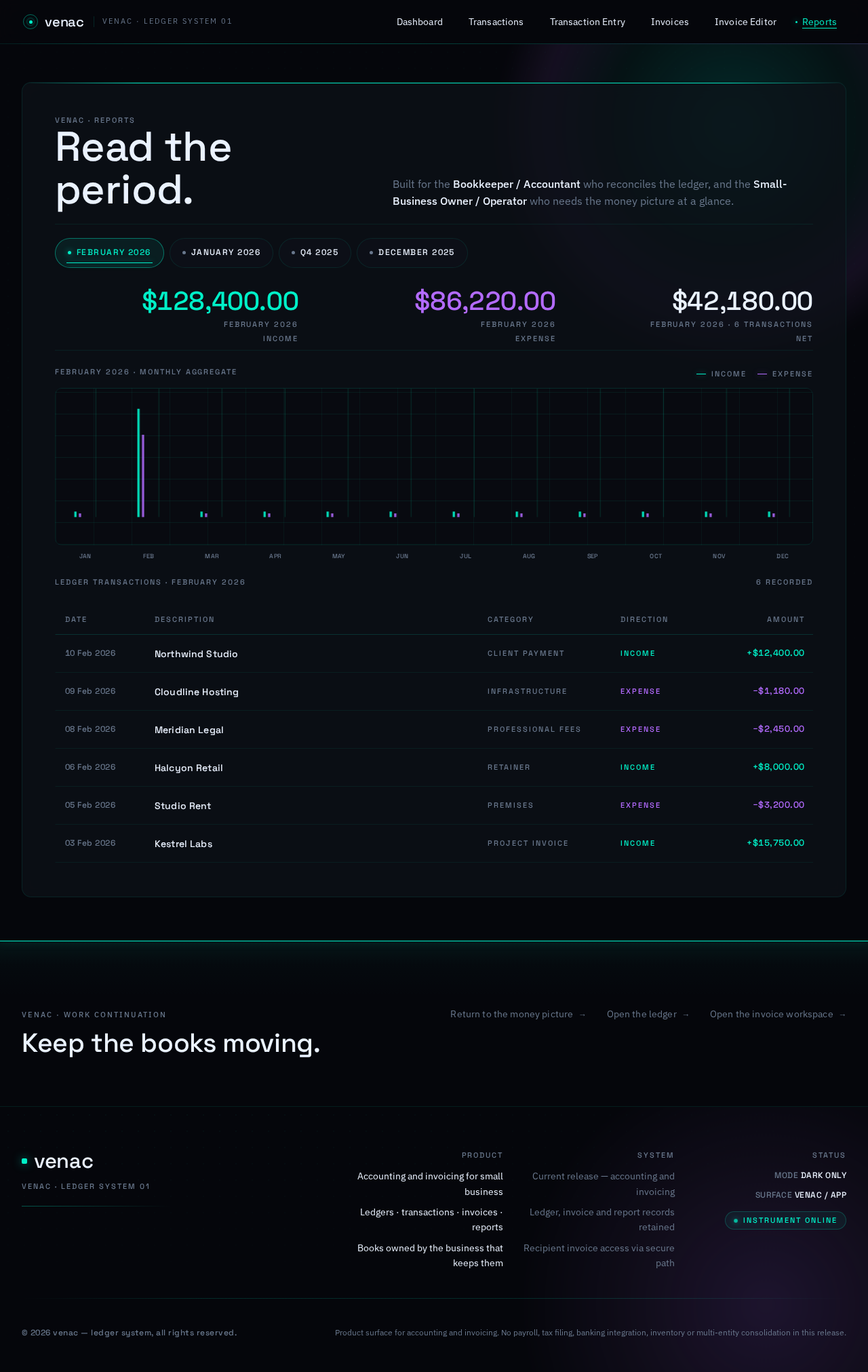 Reports design preview