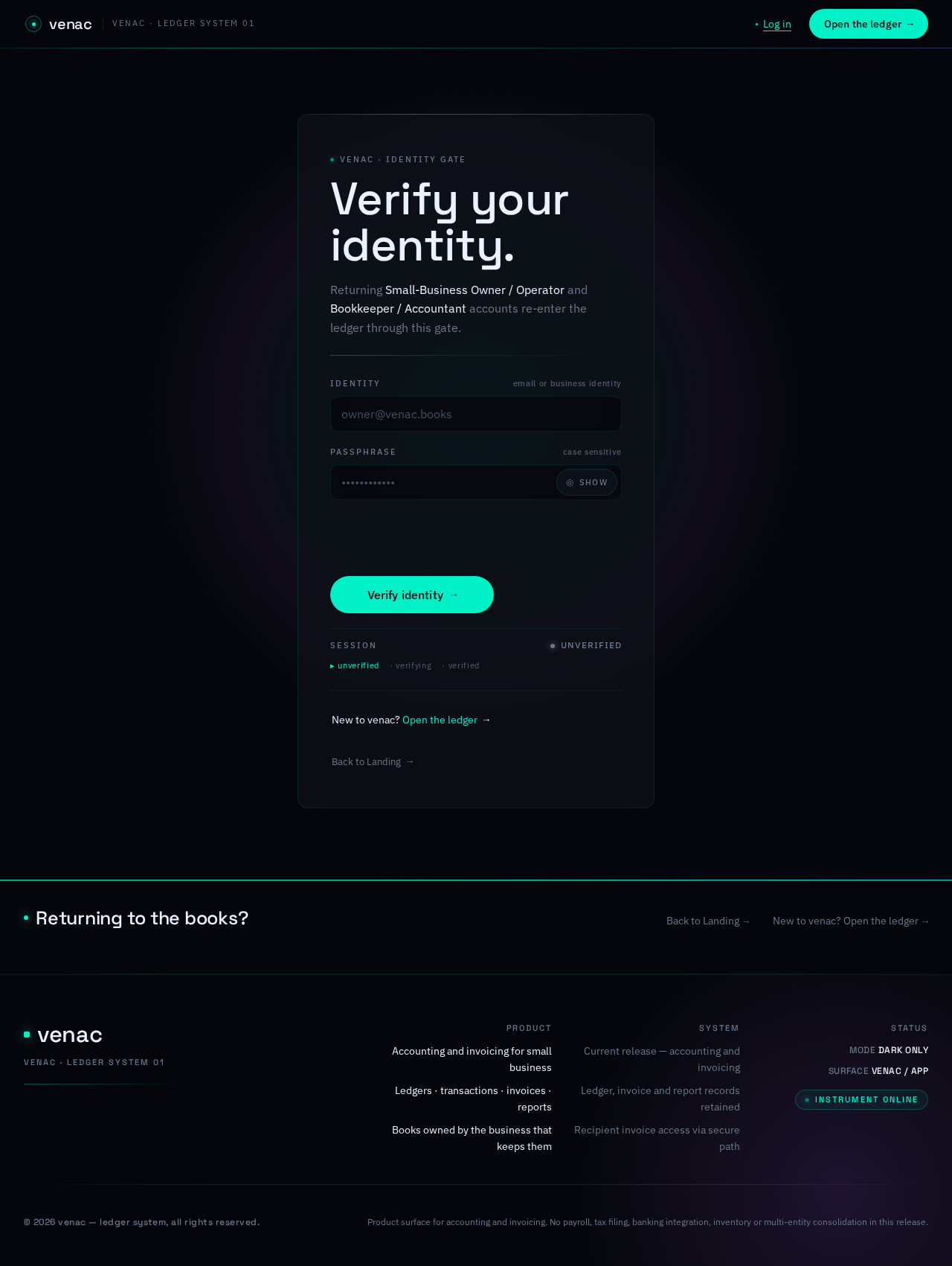Login design preview