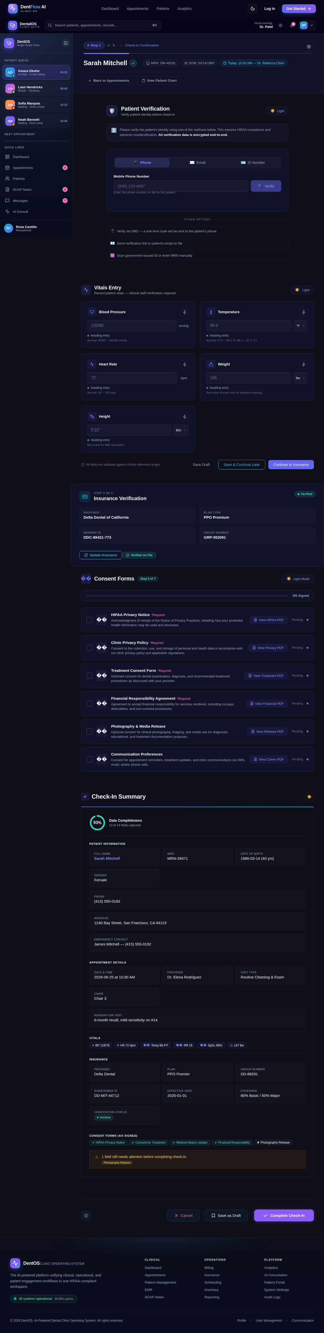 PatientCheckin design preview