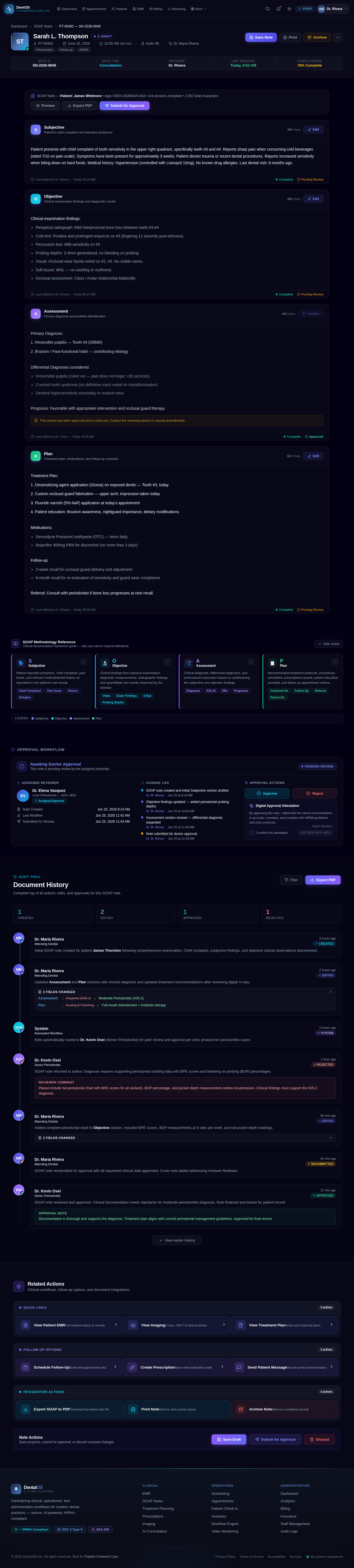 SOAPNotes design preview