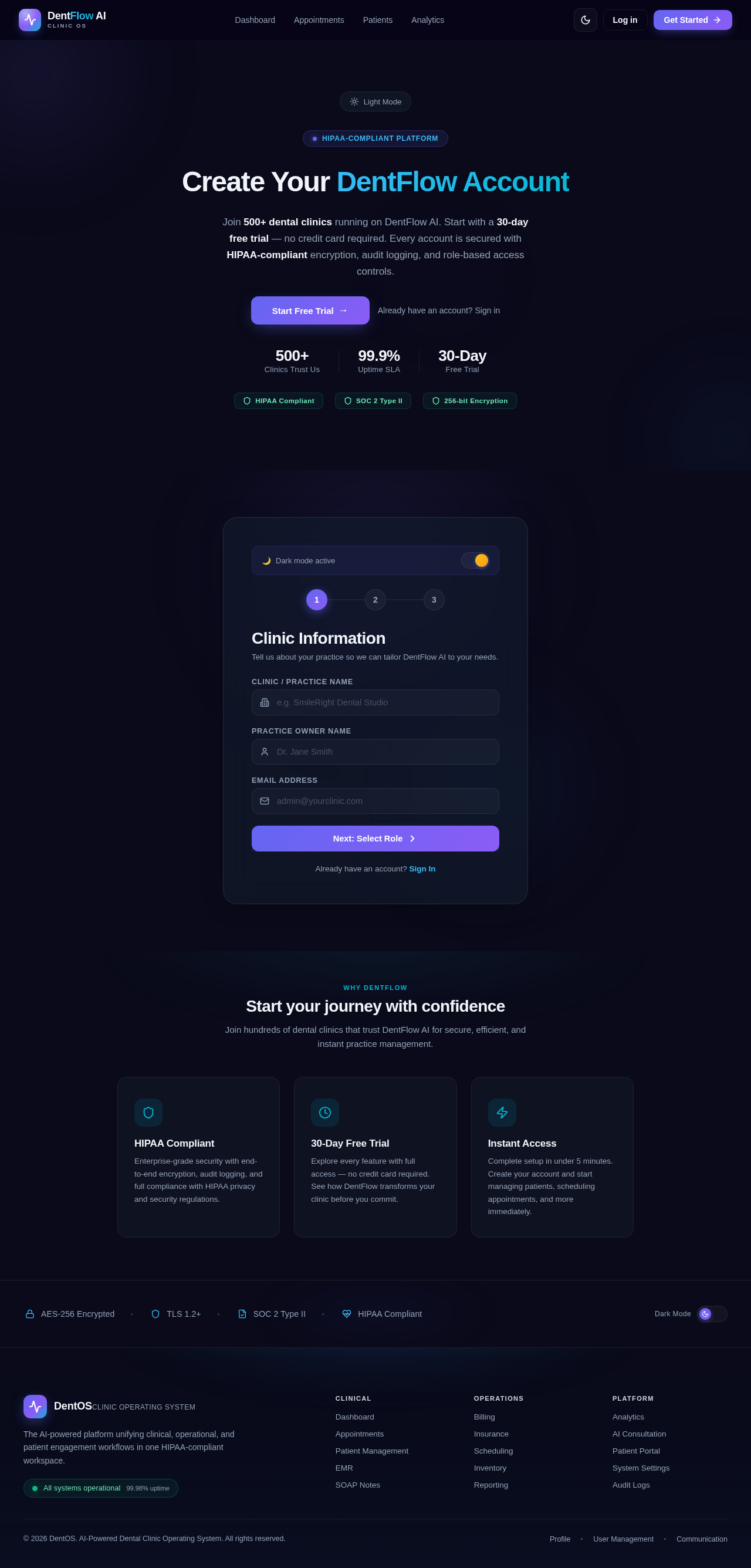 Signup design preview