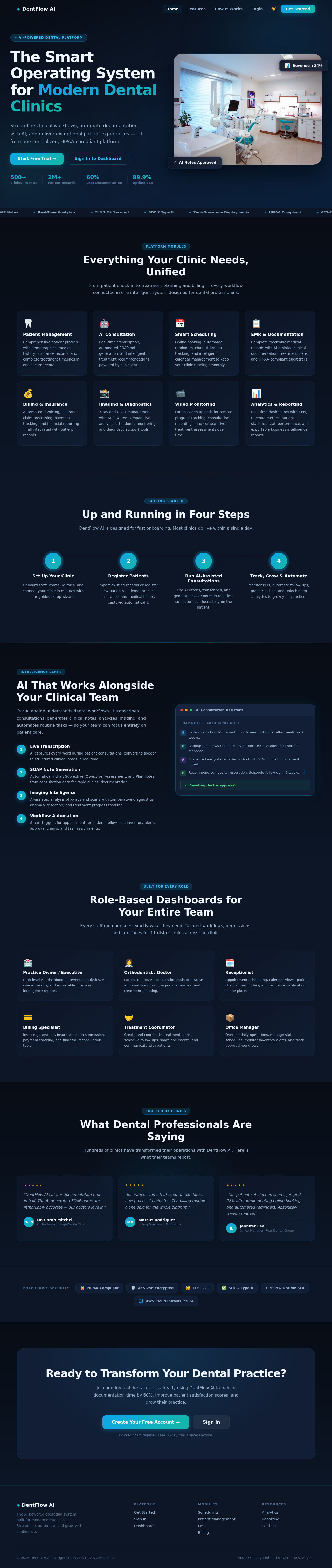 Landing design preview
