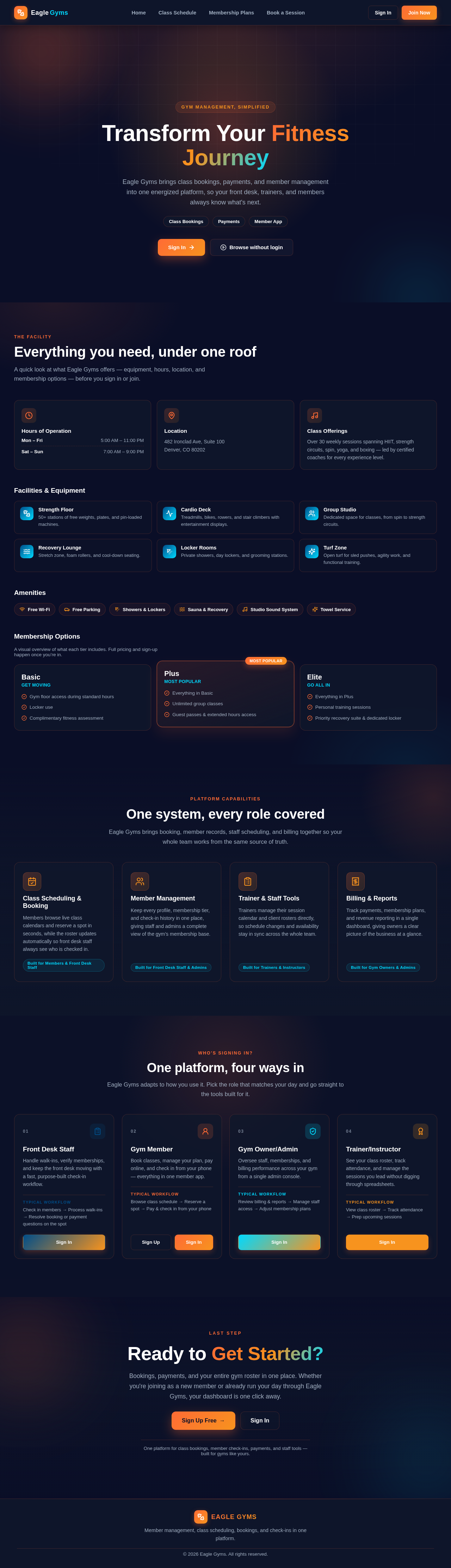 Landing Page design preview