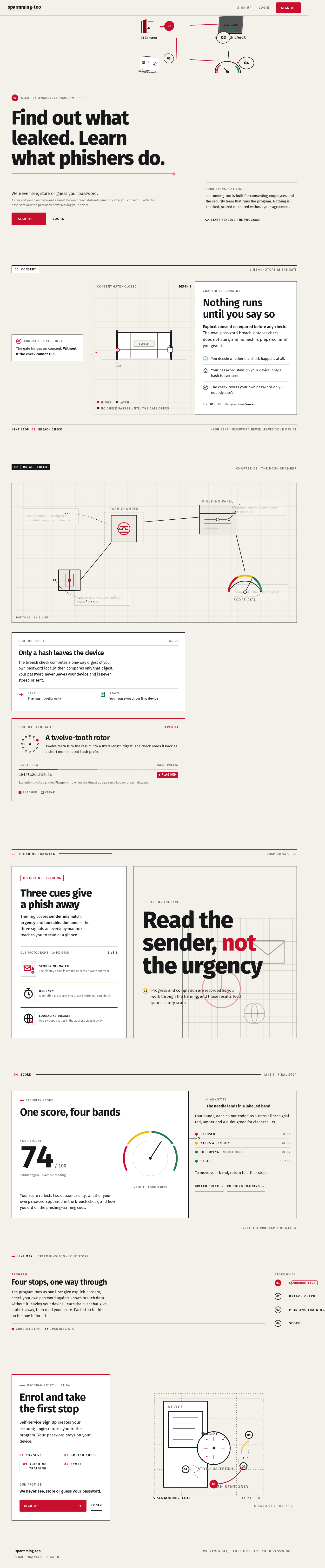 Landing design preview