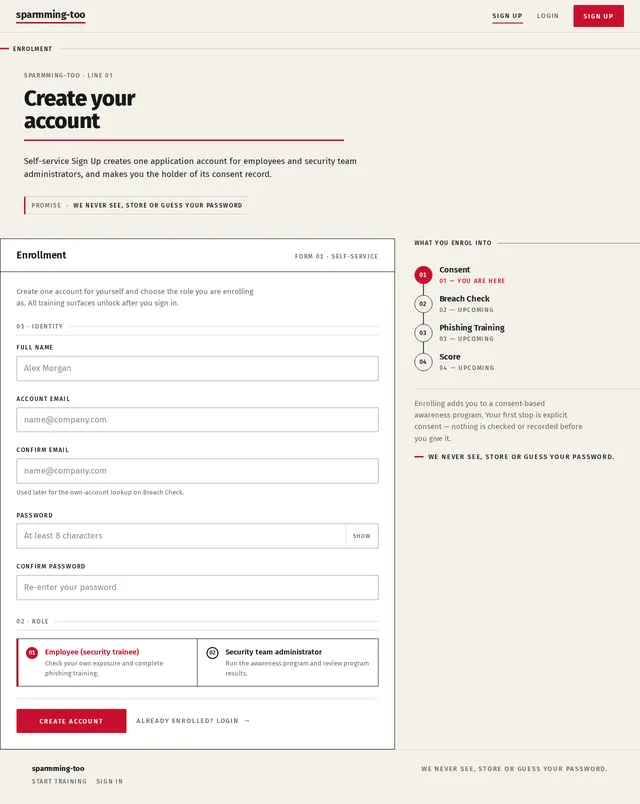 Sign Up