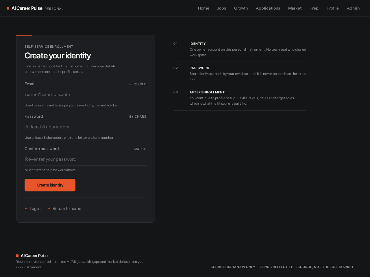 Sign Up design preview